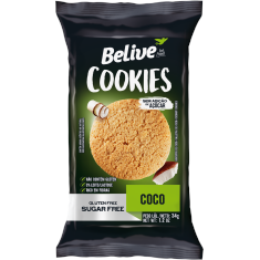 Cookies Sabor Coco Belive Be Free 2x40g